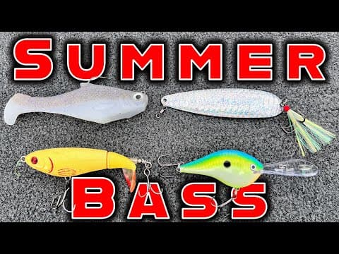 Best Baits For Summer Bass Fishing! (Shallow And Deep)