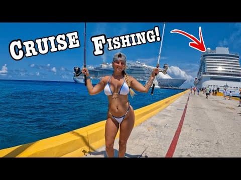 CRUISE SHIP FISHING AND EXPLORING New  Tropical Islands!!! (They’re everywhere!!)