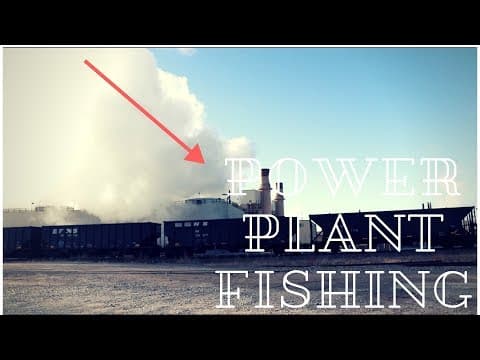 Fishing At A POWER PLANT!