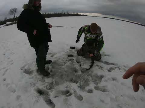 Ice Fishing at Constance Lake