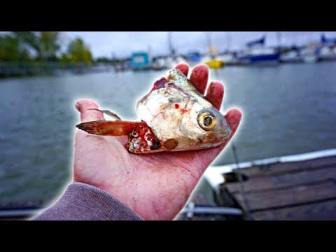 Fishing w/ GIANT BAITS For MARINA MONSTERS!!! (Biggest Fish Ever)