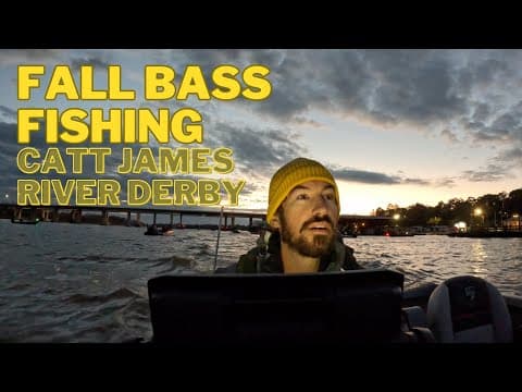 Fall Tidal River Bass Fishing | CATT James River Tournament | Hopewell Oct 21, 2023