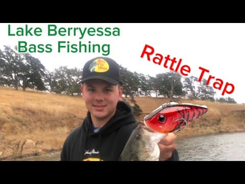 Fishing the East shores on Lake Berryessa ( Rattle Trap was catching them)