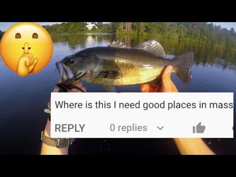 How to Find Fishing Spots in Massachusetts (100% Clickbait) #shorts