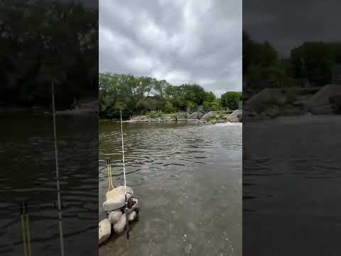 Dam Fishing Heaven #fishing #river #wisconsin