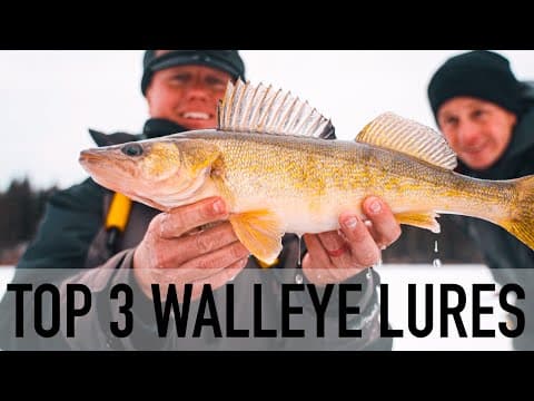 Top 3 Ice Fishing Lures for Walleye