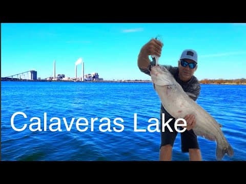 How I Catch Catfish and Redfish at Calaveras Lake using cutbait!