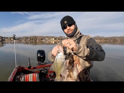 Sniping Winter Crappie With Livescope On Tellico Lake! Part 1 #fishing  #crappie