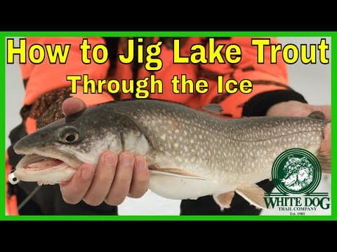 How to Jig Lake Trout Through the Ice - Ice Fishing Lake George