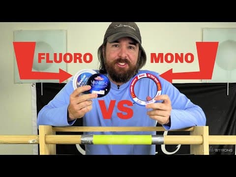 You've Got To See This Shocking Line Abrasion Test: Mono Vs Fluoro