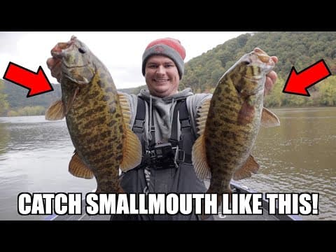 How to Fish for SMALLMOUTH BASS in Rivers! - River Fishing Tips to CATCH MORE Bass!