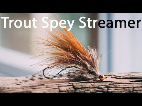 How To Tie Trout Spey Streamers | The ONE Trout Spey Fly That Started it All