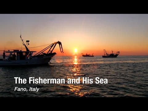 The Fisherman and His Sea in Fano, Italy