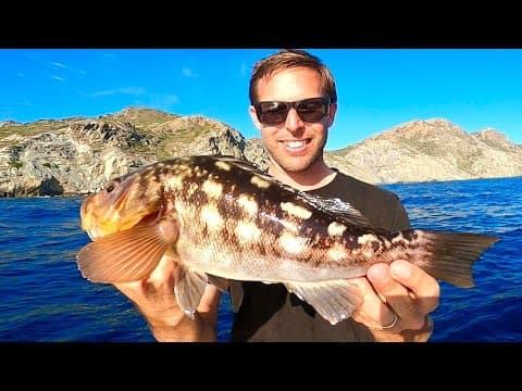 Fishing Catalina Island Southern California (Calico Bass Catch, Clean and Cook)