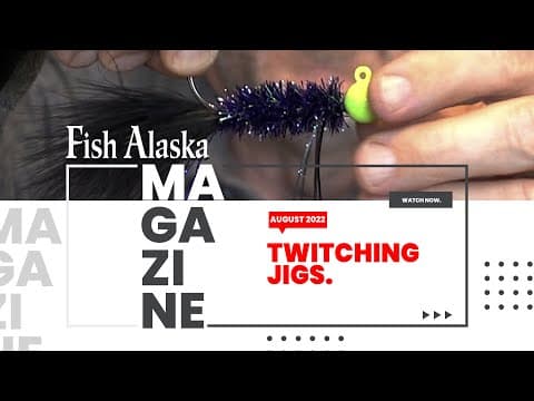 Fish Alaska Vlog: Tying Twitching Jigs for Salmon