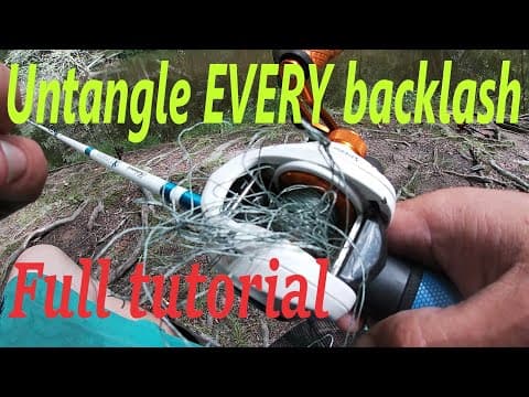 Untangle every baitcaster backlash .Extended version.