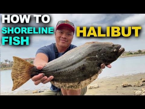 How to Catch Legal Halibut From Shore | San Diego Fishing