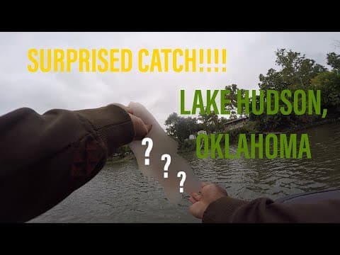 Lake Hudson, Oklahoma Bass Fishing! (Surprised CATCH)