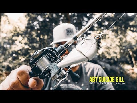 The 5.5 Inch ABT Suicide Gill ALBINO (Glide Bait)