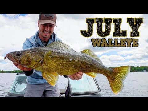 Top Walleye Tips for JULY (Spots & Baits)