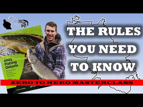 MUST KNOW ONTARIO FISHING REGULATIONS: Tips for Fishing in Ontario, Learn how to fish for beginners