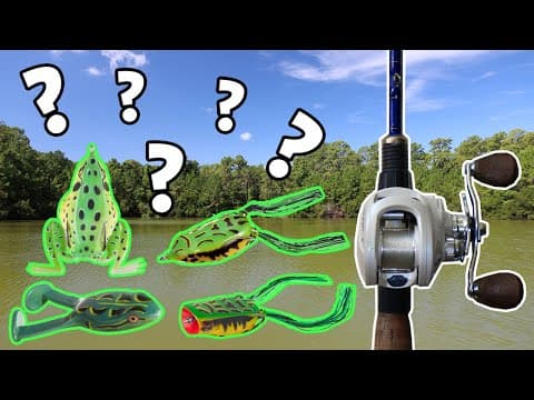 Which is the BEST TOPWATER FROG Lure??? (Frog Bass Fishing)