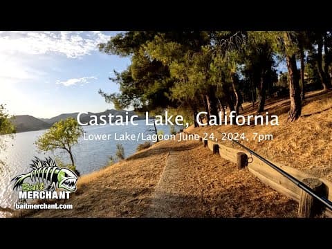 Castaic Lagoon Fishing from Shore June 24th 2024