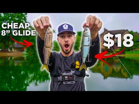 Fishing GIANT CHEAP Glide Baits I Found on Amazon!