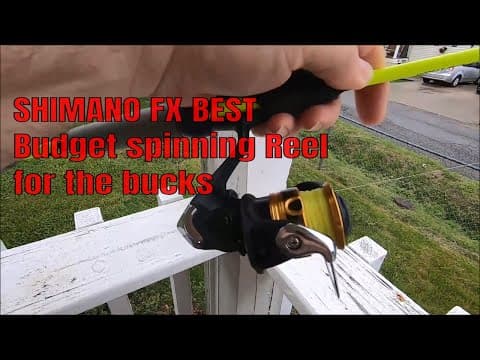 Review and testing on The  SHIMANO FX 1000 why i think its the best budget ultralight spinning reel