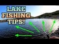 Lake Fishing Tips - Where to Cast When Fishing From Shore