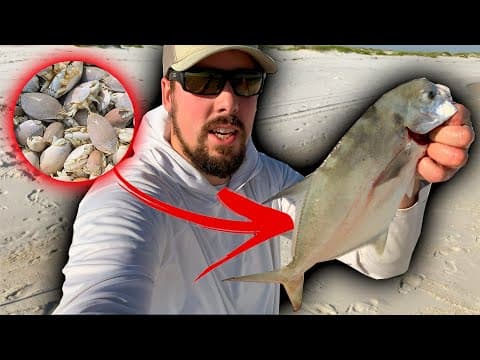 Fishing with SAND FLEAS for POMPANO!