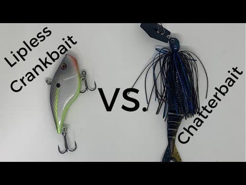 Lipless Crankbait Vs. Chatterbait
