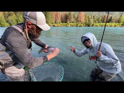 Fishing Kenai River Alaska for Rainbow and Dolly Trouts