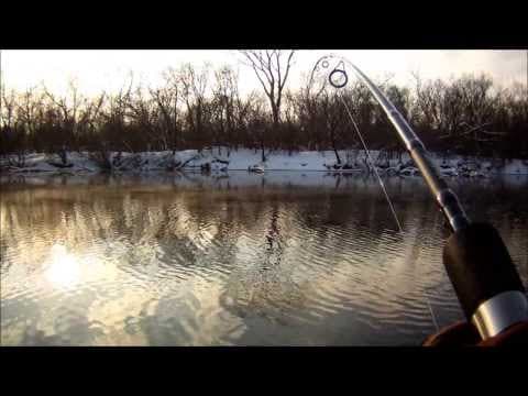 Muskie Fishing - Salt Creek/Busse Wood Illinois - February 9, 2014