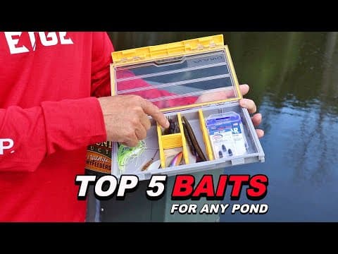 The Top 5 Lures To Catch Bass In ANY Pond - Pond Fishing Tips