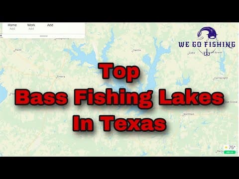 2021Top Bass Fishing Lakes in Texas according to Bassmaster