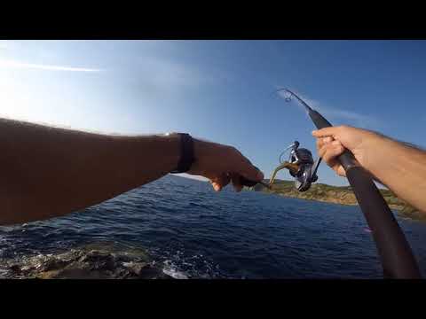 Spinning dalla Riva - Lampuga a shore jig
