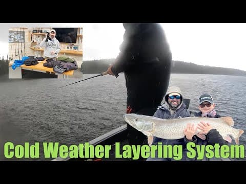 Cold Weather Fishing A clothing system to staying flexible and warm