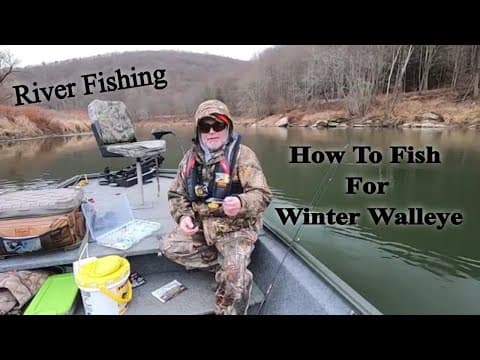 How To Fish For Winter Walleye On Allegheny River