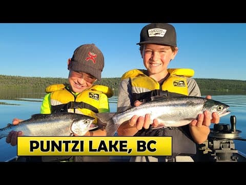 Puntzi Lake, BC - Kokanee Fishing