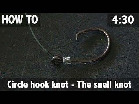 Circle Hook Knot - The Snell Knot