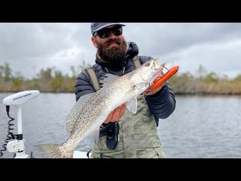 How To Catch Redfish &amp; Trout On Topwater Fishing Lures