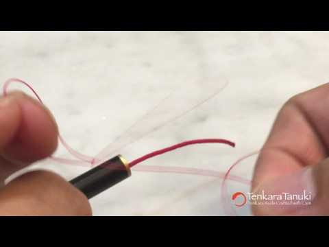 How to tie a level line directly to Tenkara  rod lillian