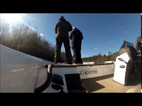 Fishing Lake Martin in January