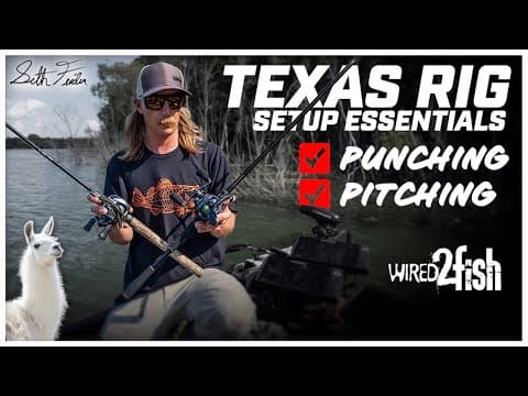 Feider&#39;s Texas Rig Setups for Bass | Punching vs. Pitching