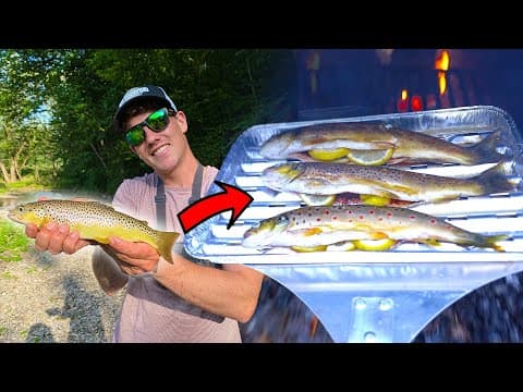 CATCH AND COOK FOREL🍽🎣! Forel vissen in Duitsland