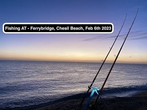 Fishing AT - Ferrybridge, Chesil Beach, 6th Feb 2023.