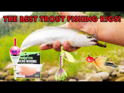 TOP 3 Trout Fishing Tactics For Creeks &amp; Rivers (IN DEPTH HOW TO)