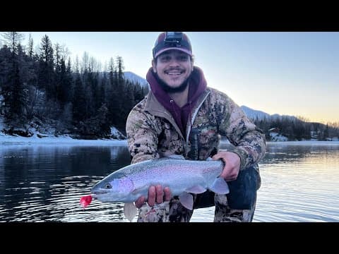 Catching MASSIVE Rainbow Trout on Famous Kenai River!!!