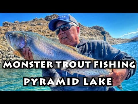 Monster Trout at Pyramid Lake (Best Time of Day & Favorite Lures to Jig)